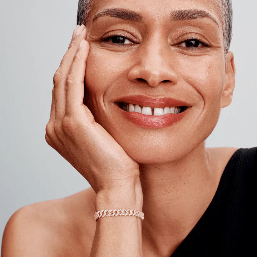 Cuban Link Bracelet in Moissanite