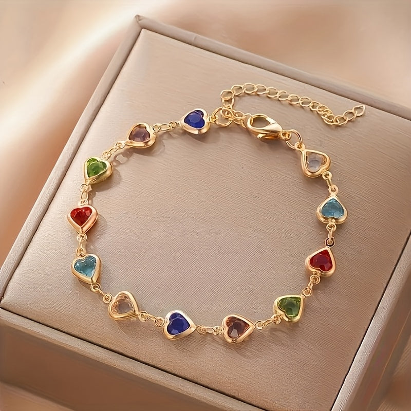 Unique heart-shaped bracelet