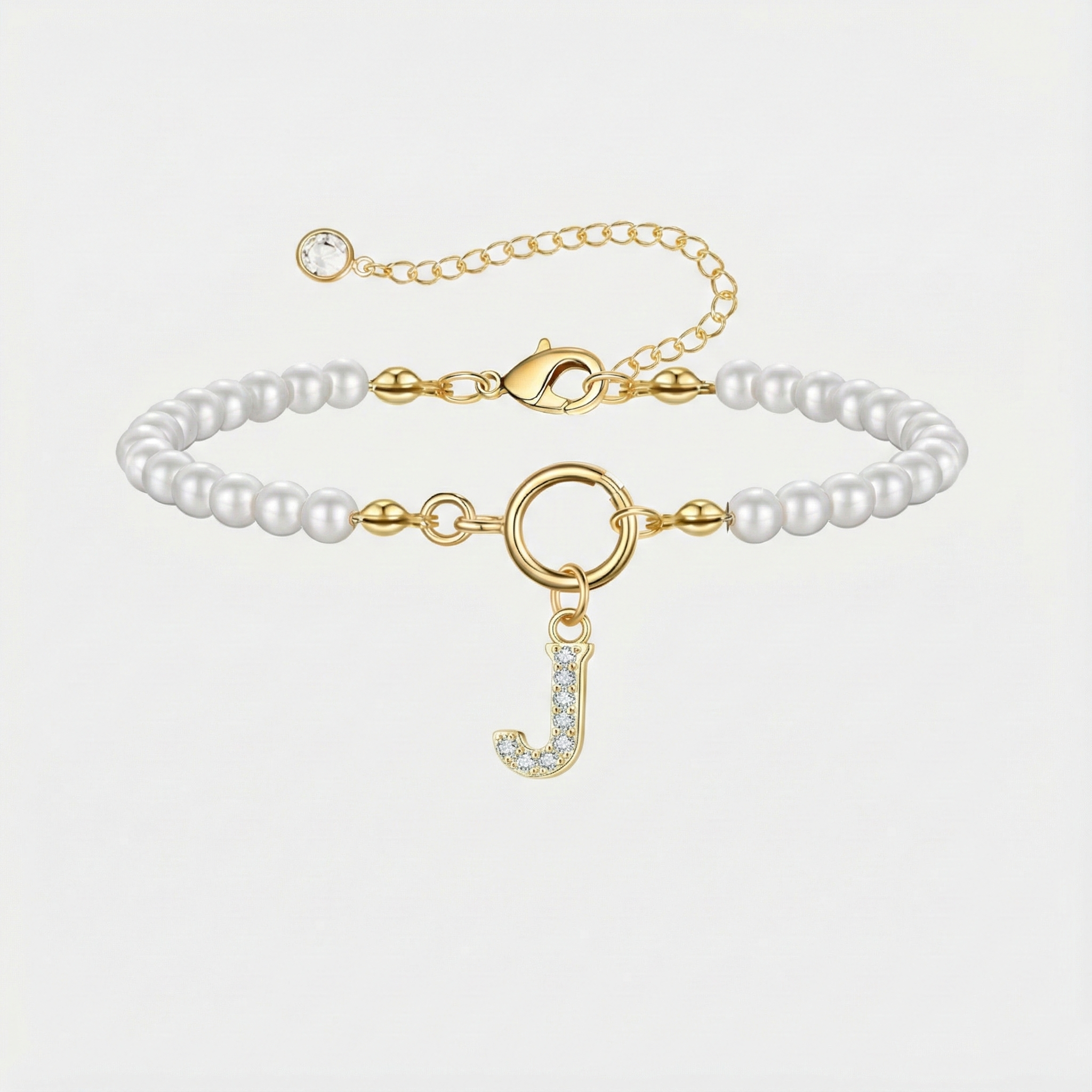 Auden Letter Bracelet - Gold