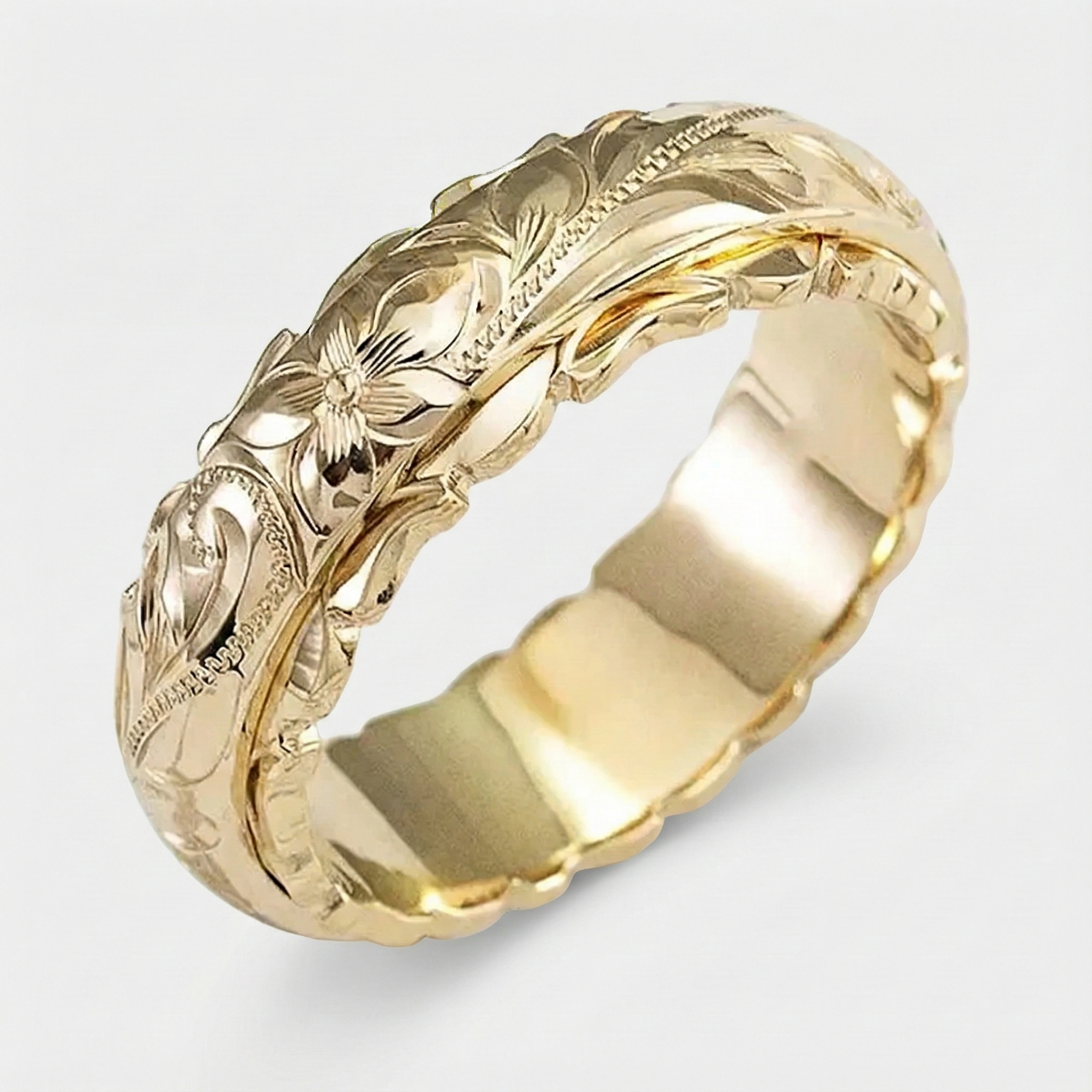 Mila - Goldflower ring inspired by antiquity