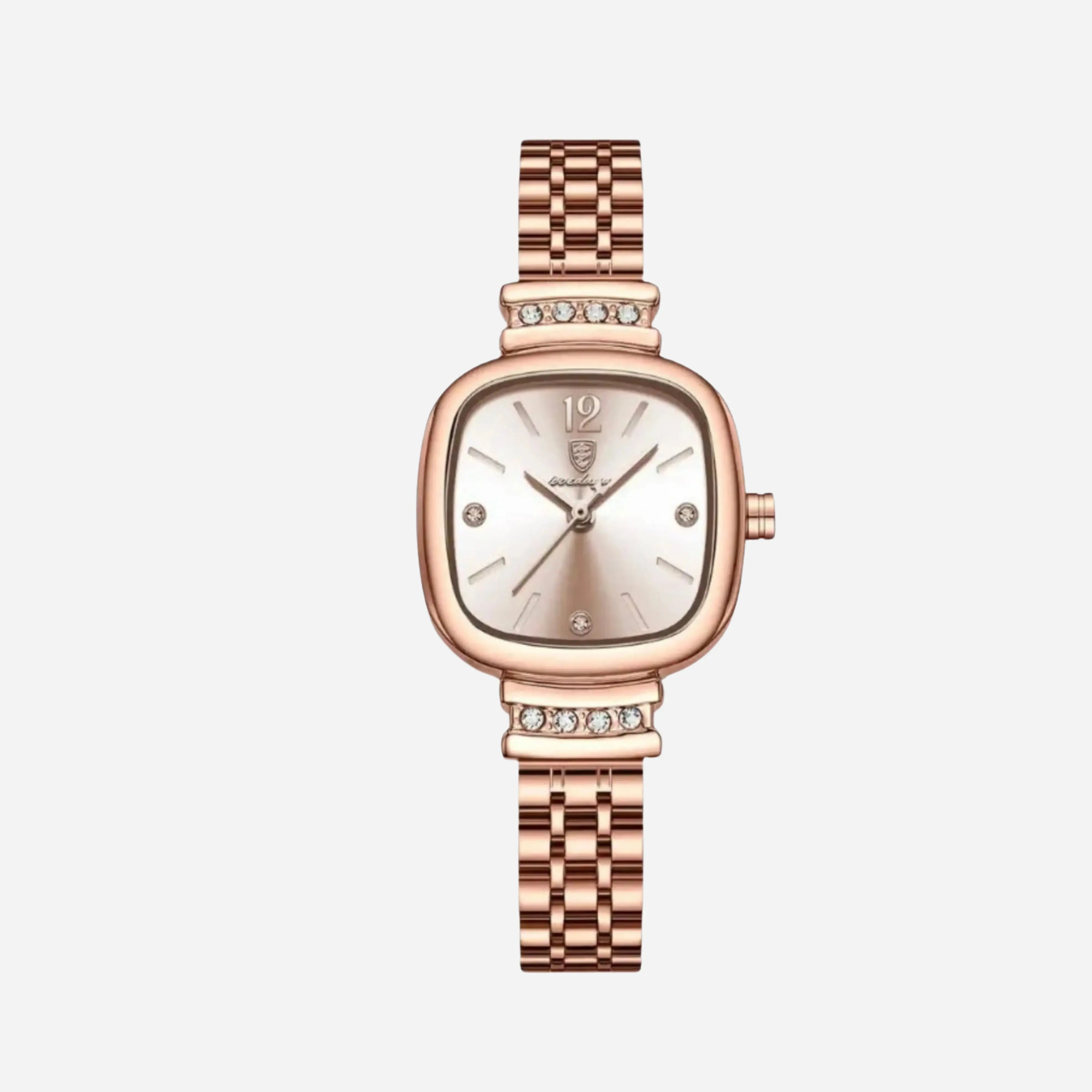 Katarina – Rose Gold Watch with Clean Dial.