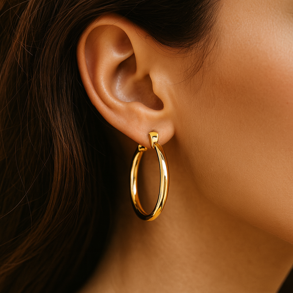 Livia - Large Gold Earrings