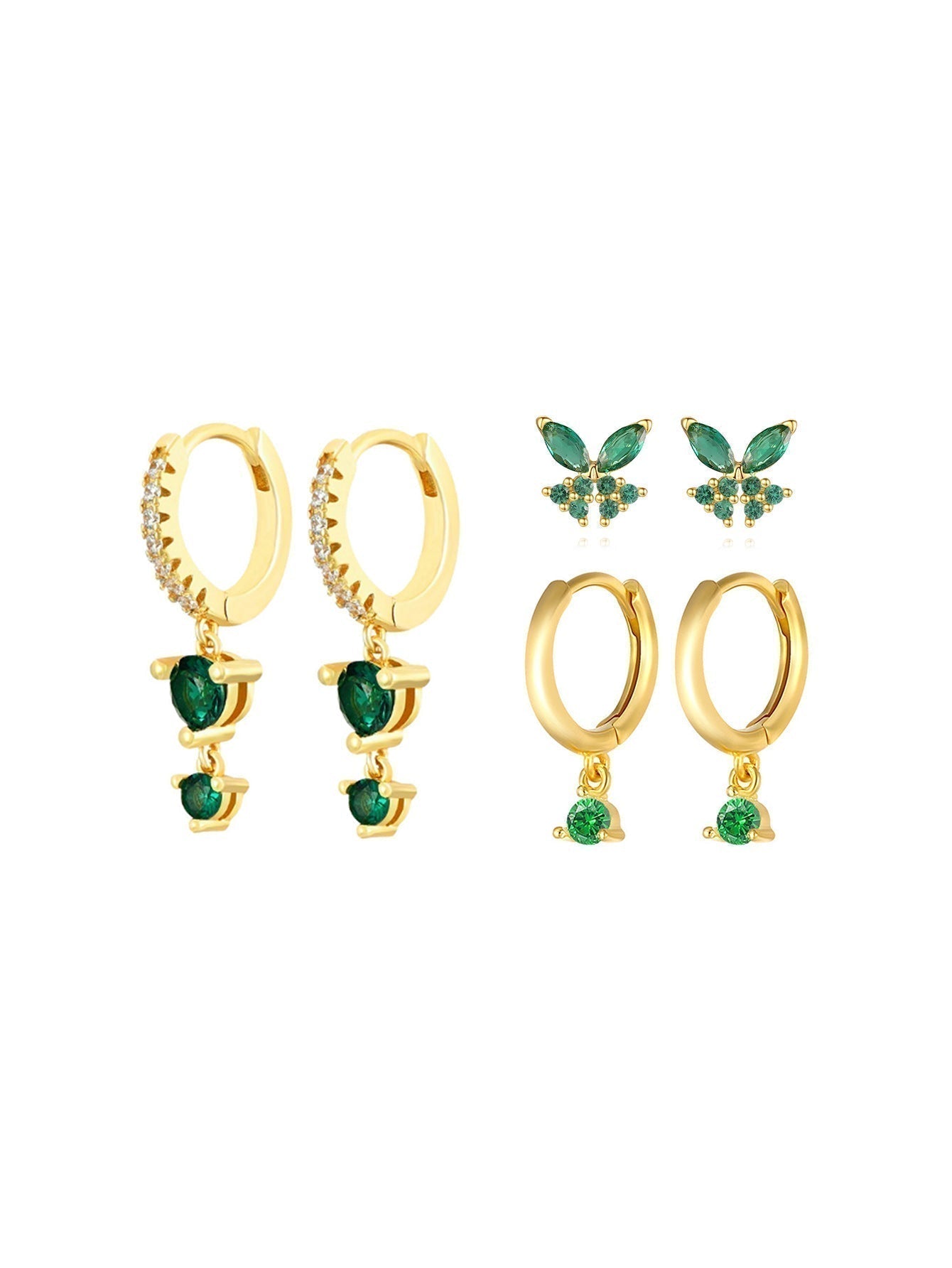Anja – Gold Earrings with a Slim Profile