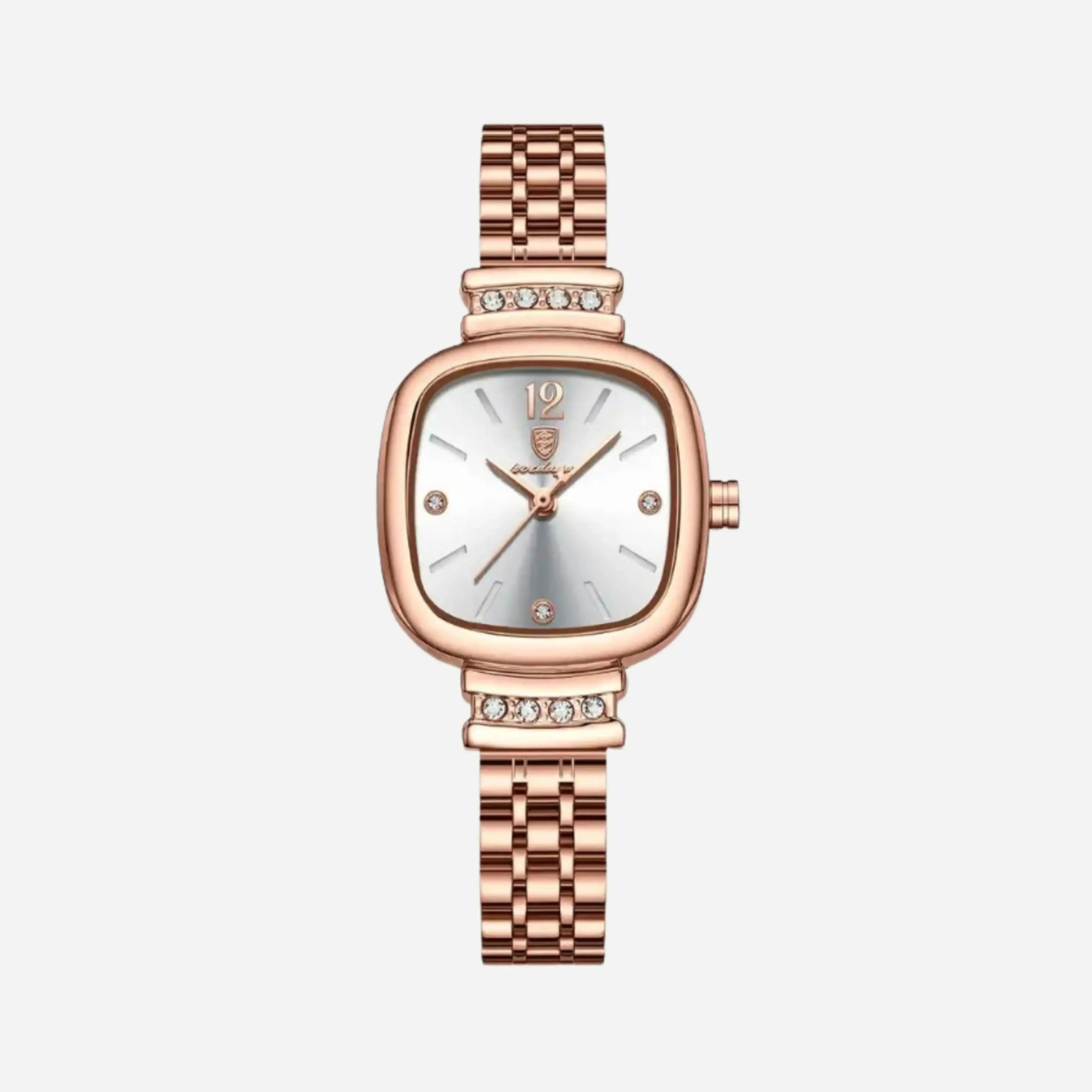 Katarina – Rose Gold Watch with Clean Dial.