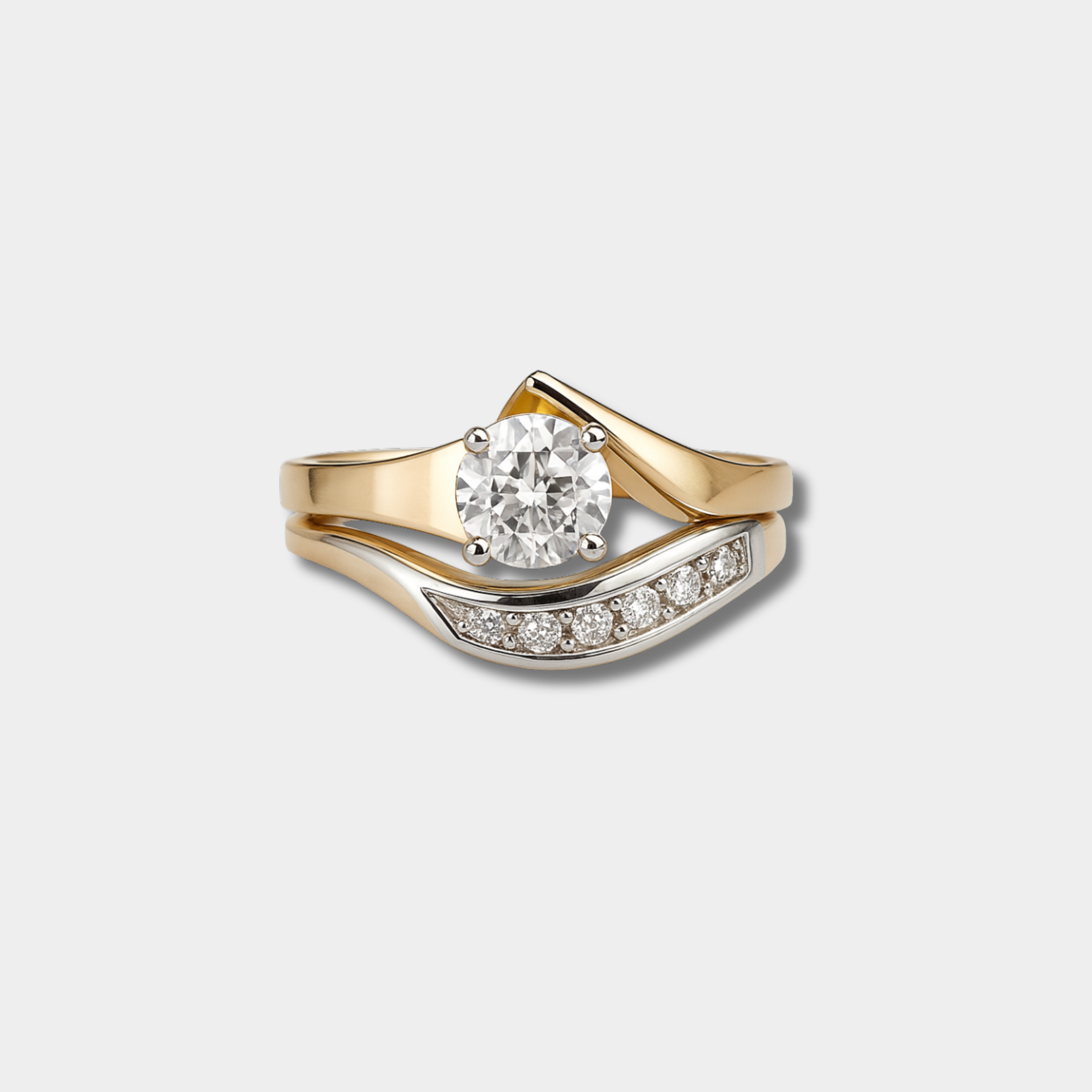 Karla - Vintage Ring Gold & Silver