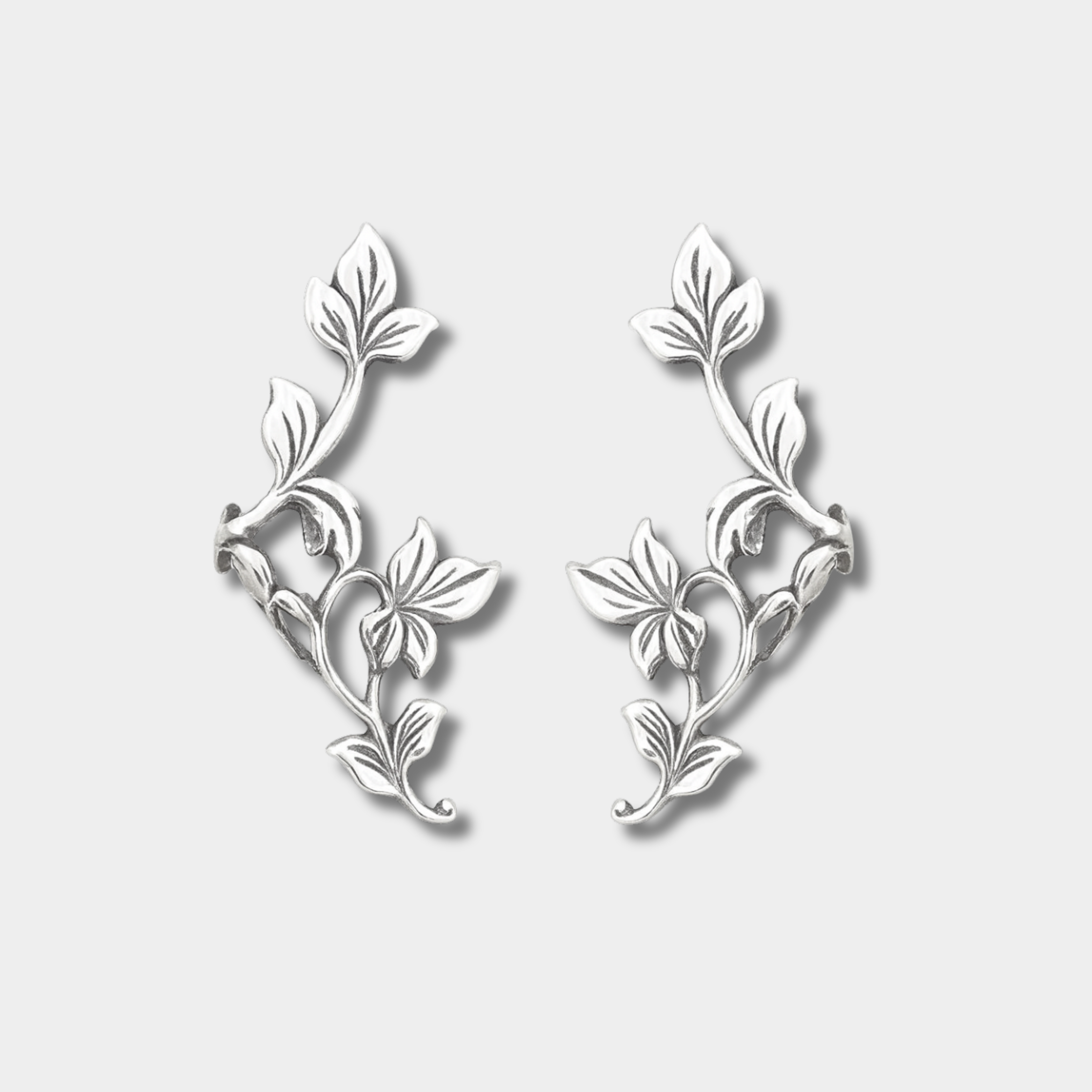 Michaela - Vintage Silver Earrings