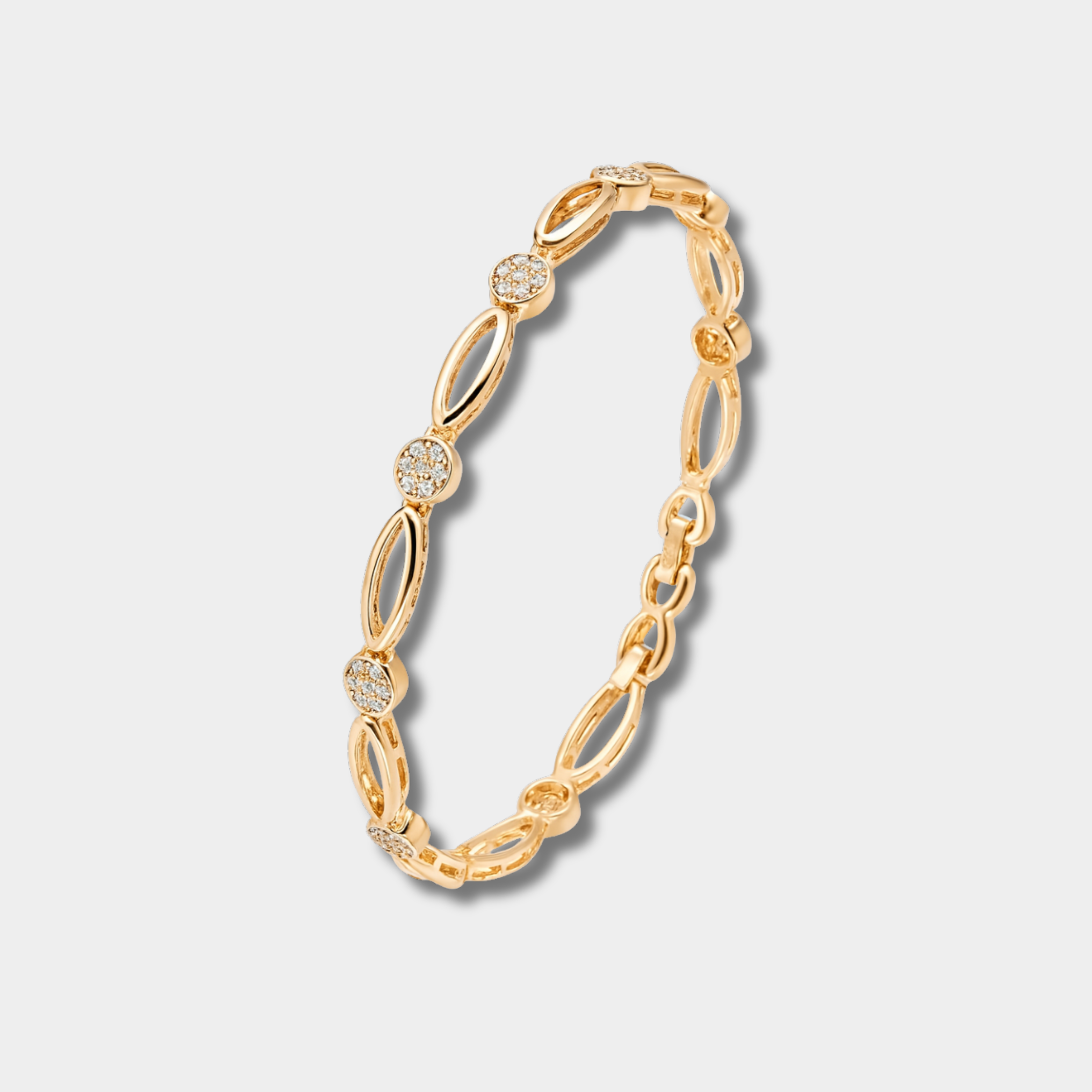 Klara - Elegant gold bracelet with zircon