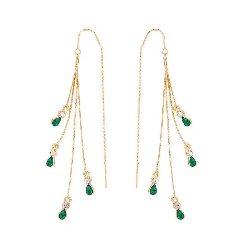 Hanging Earrings Calista Moreau - Gold