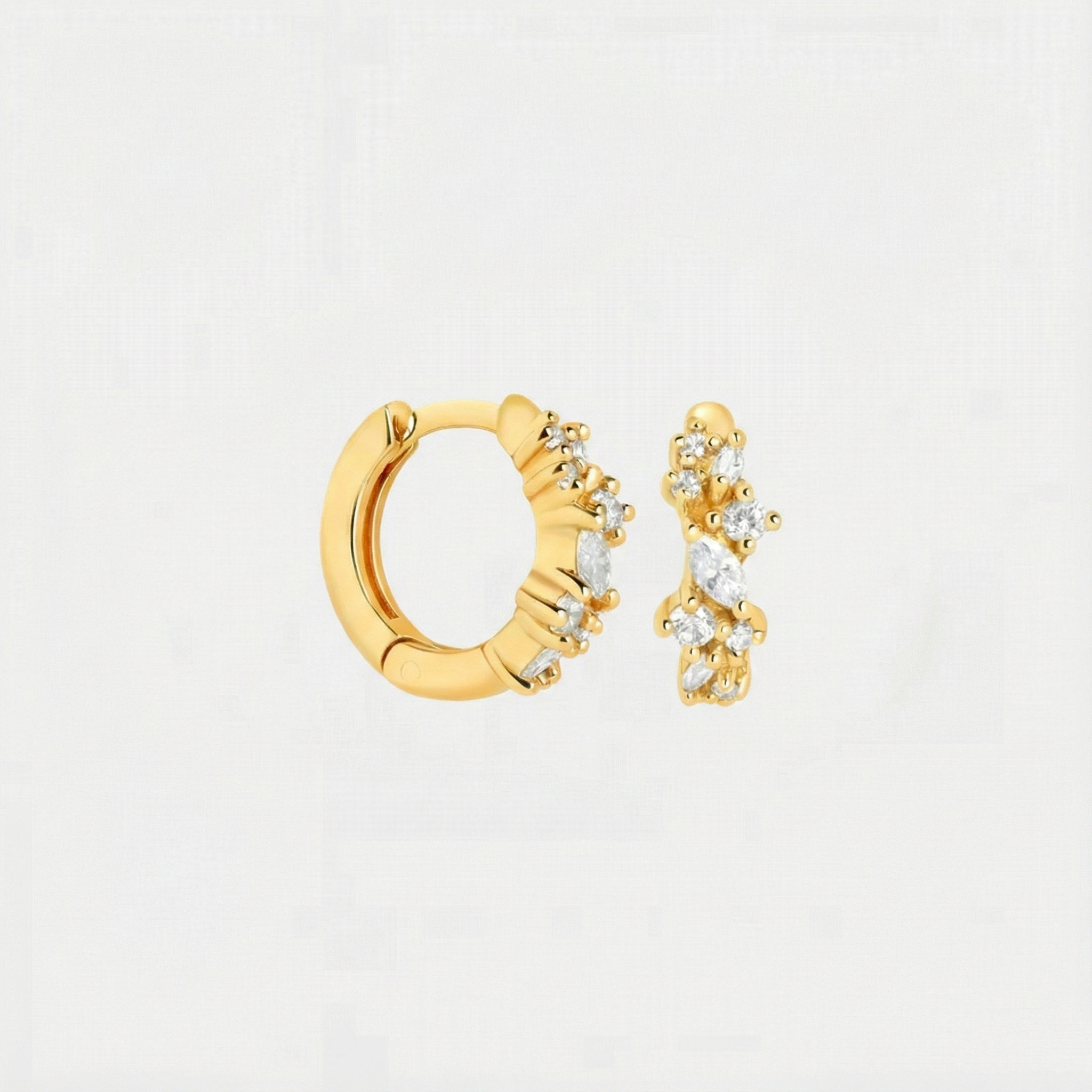 Crystal Cluster Earrings