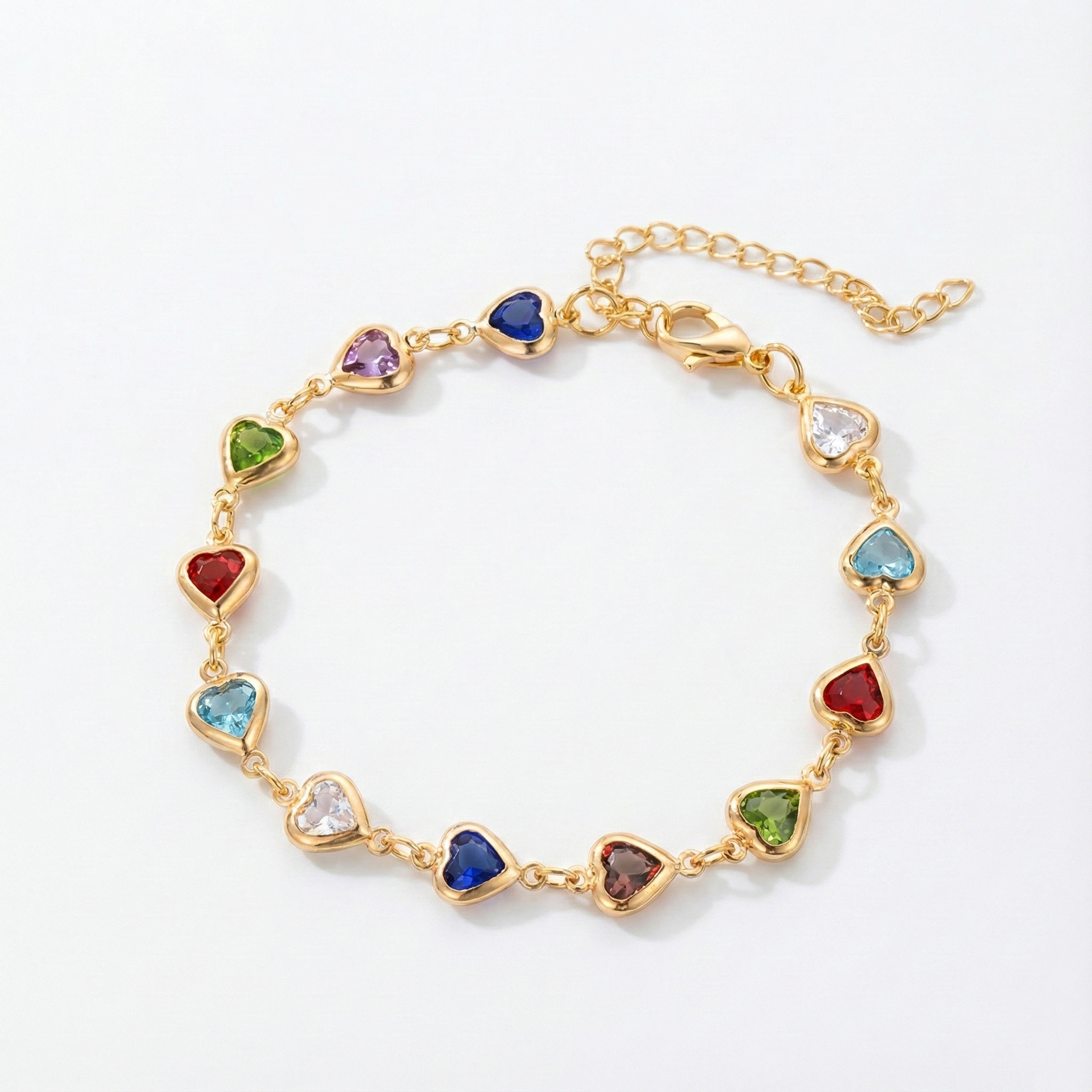 Unique heart-shaped bracelet